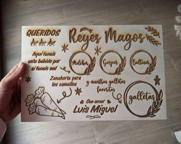 Bandeja Reyes Magos y Papá Noel - Imagen 4